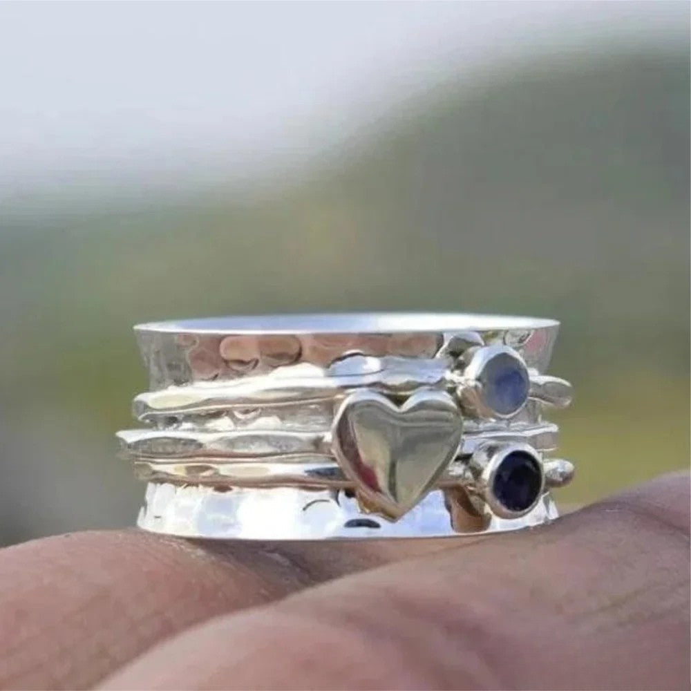 Talia | Heart-Shaped Spinner Ring
