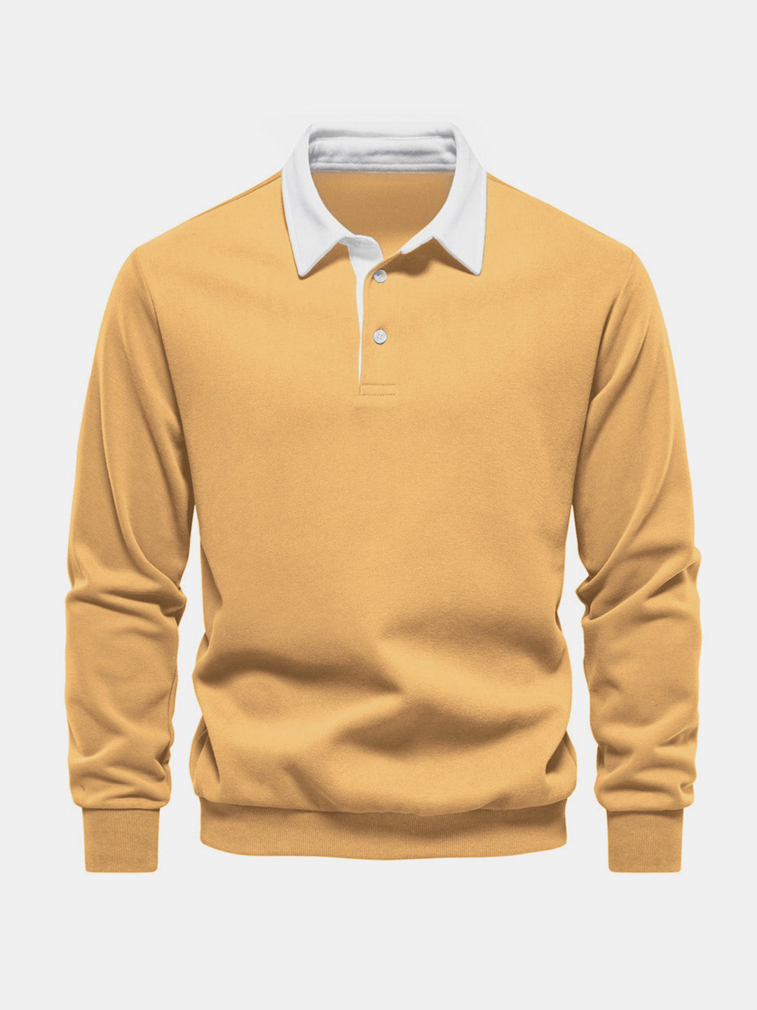 Talia | Men's Polo Collar Long Sleeve Sweatshirt