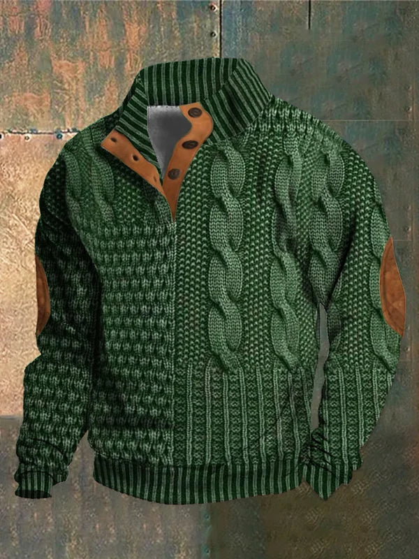 Talia | NOVA PATTERNED COZY KNIT SWEATER FOR MEN