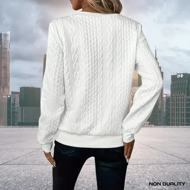 Talia | Non-Duality Zip-Up Sweater