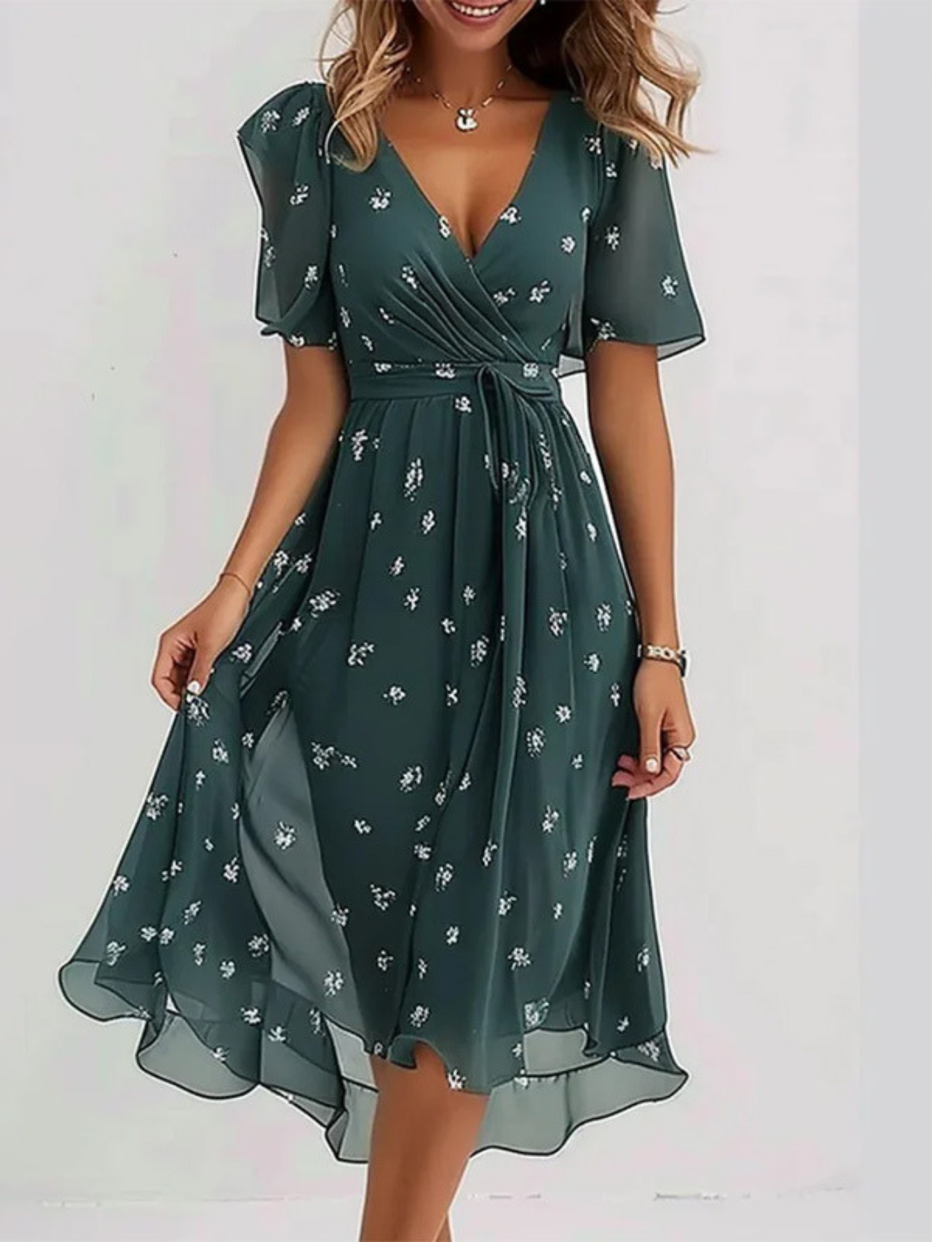 Talia | Summer Dress With Belly Cover
