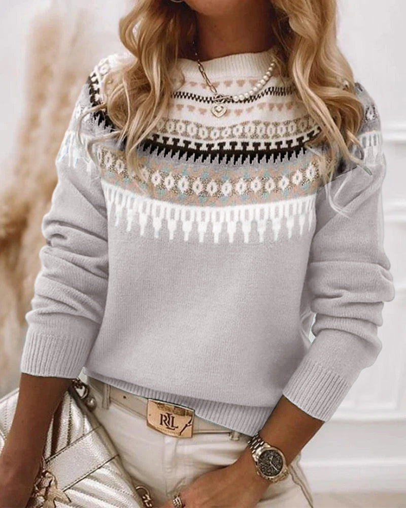 Talia | Nordic Elegance Knitted Sweater