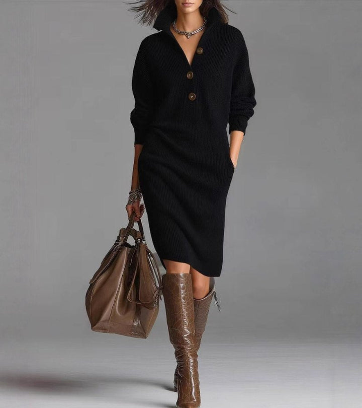 Talia | Warm Knit Dress, Elegant and Comfortable