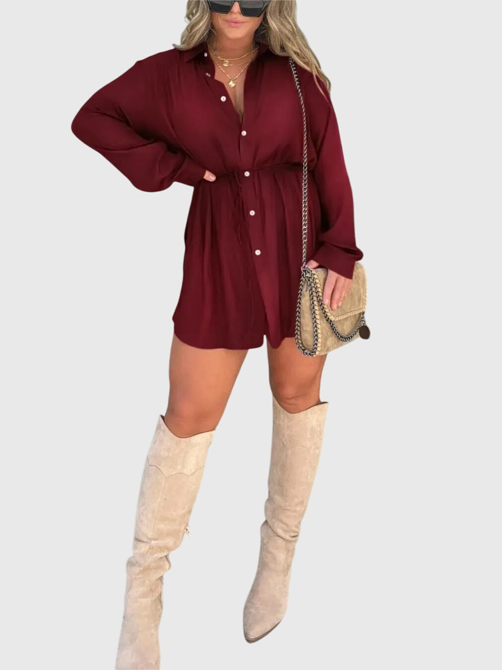 Talia | Elegant Romper Dress