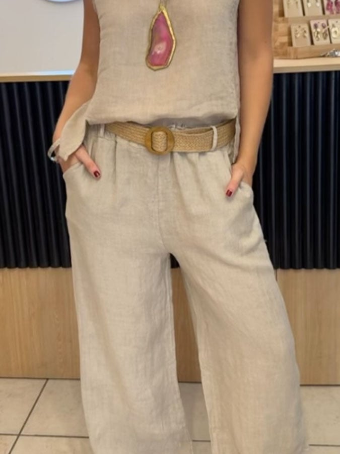 Talia | Airy Sleeveless Summer Jumpsuit