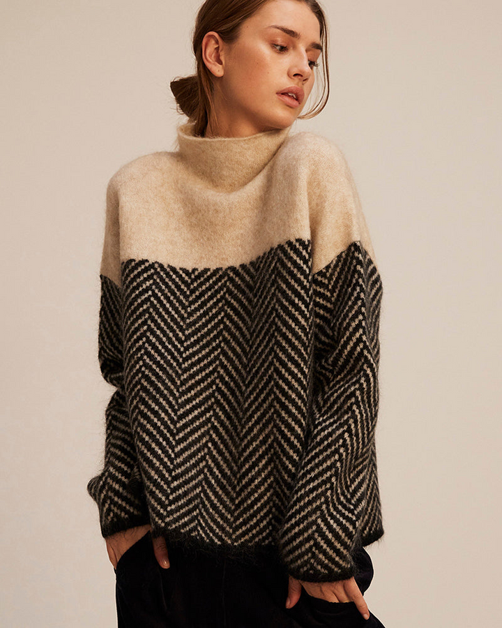 Talia | Cotton Turtleneck Sweater