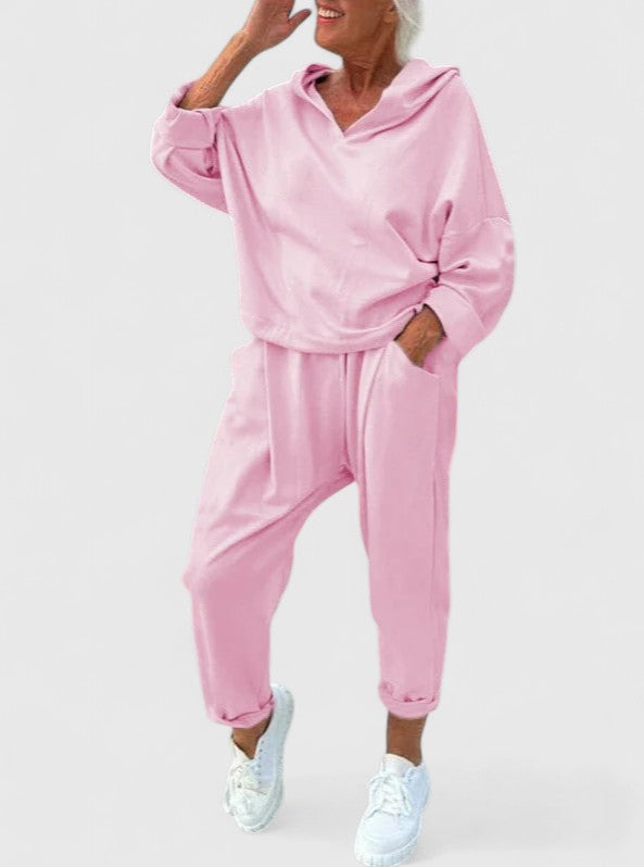 Talia | Comfortable Hooded Sweatshirt Set