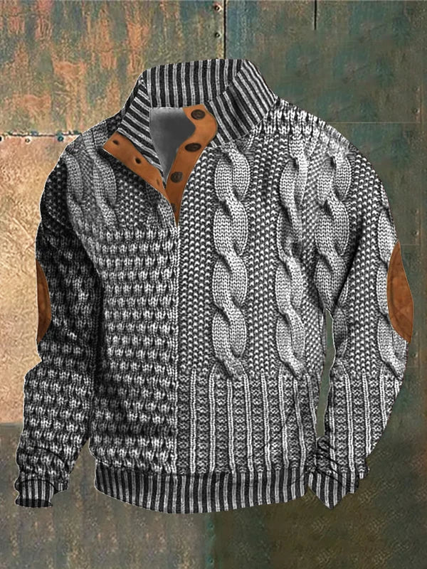 Talia | NOVA PATTERNED COZY KNIT SWEATER FOR MEN
