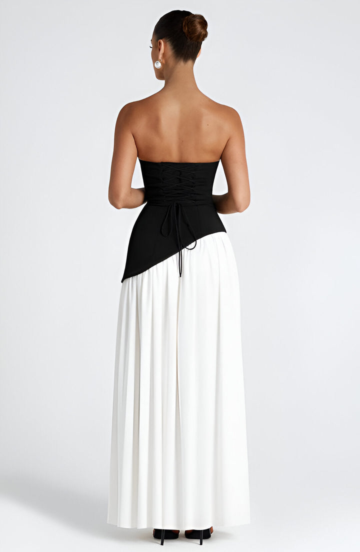 Talia | Radiant Strapless Evening Gown
