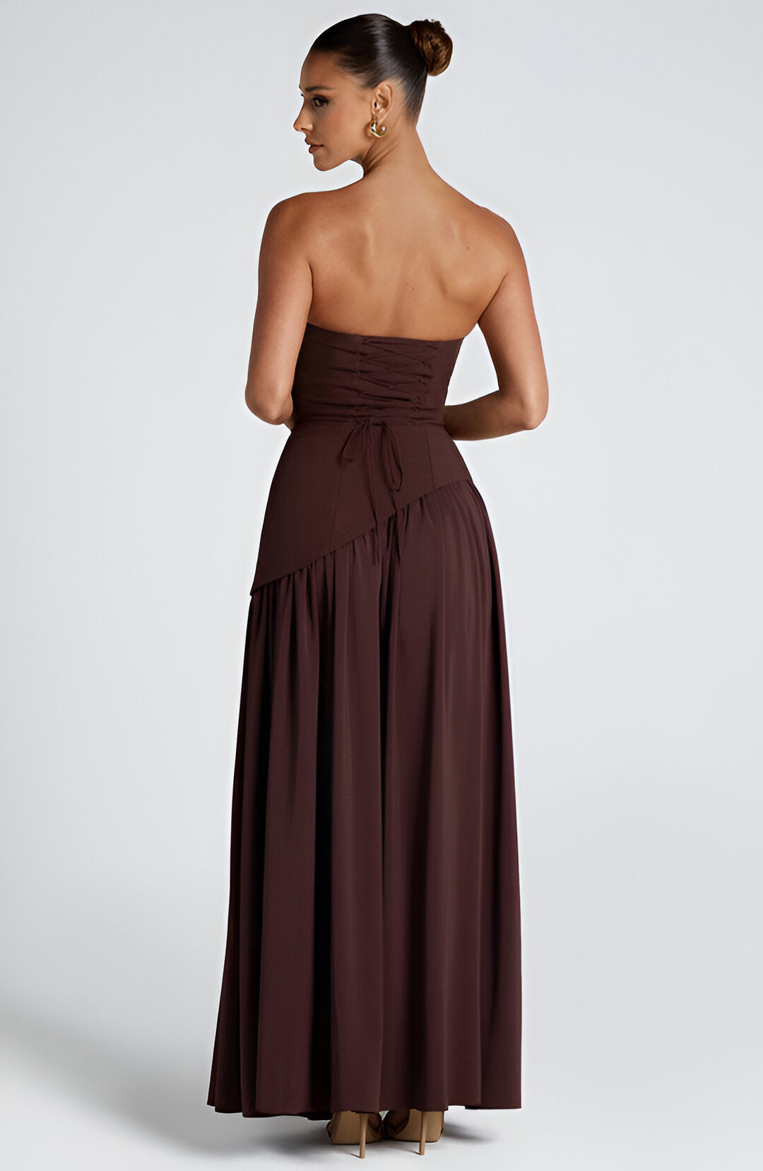 Talia | Radiant Strapless Evening Gown