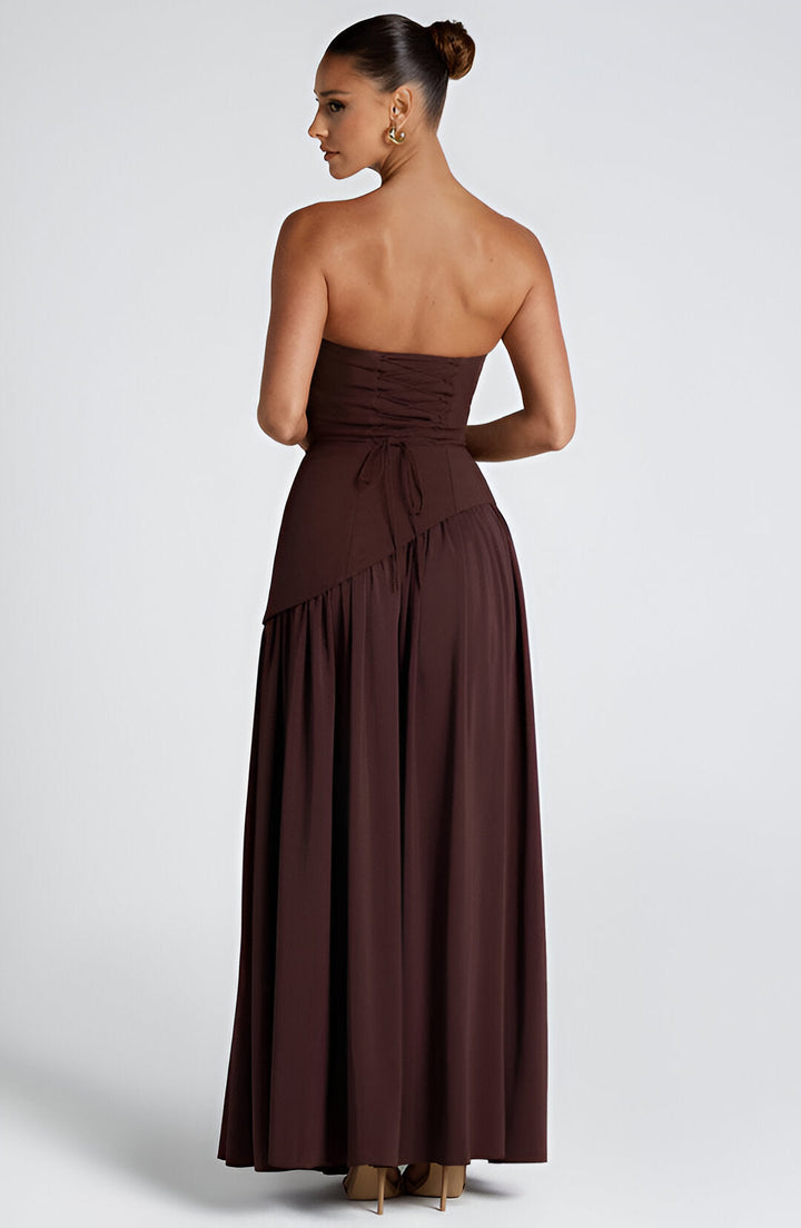 Talia | Radiant Strapless Evening Gown