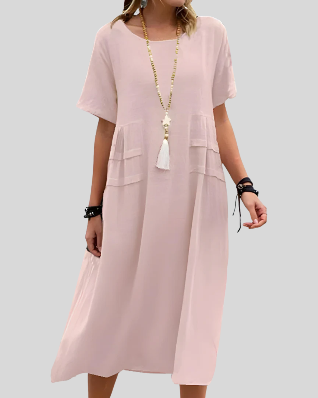 Talia | Breathable Midi Dress With Fit