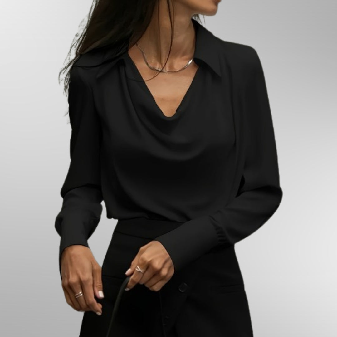 Talia | Elegant Satin Blouse