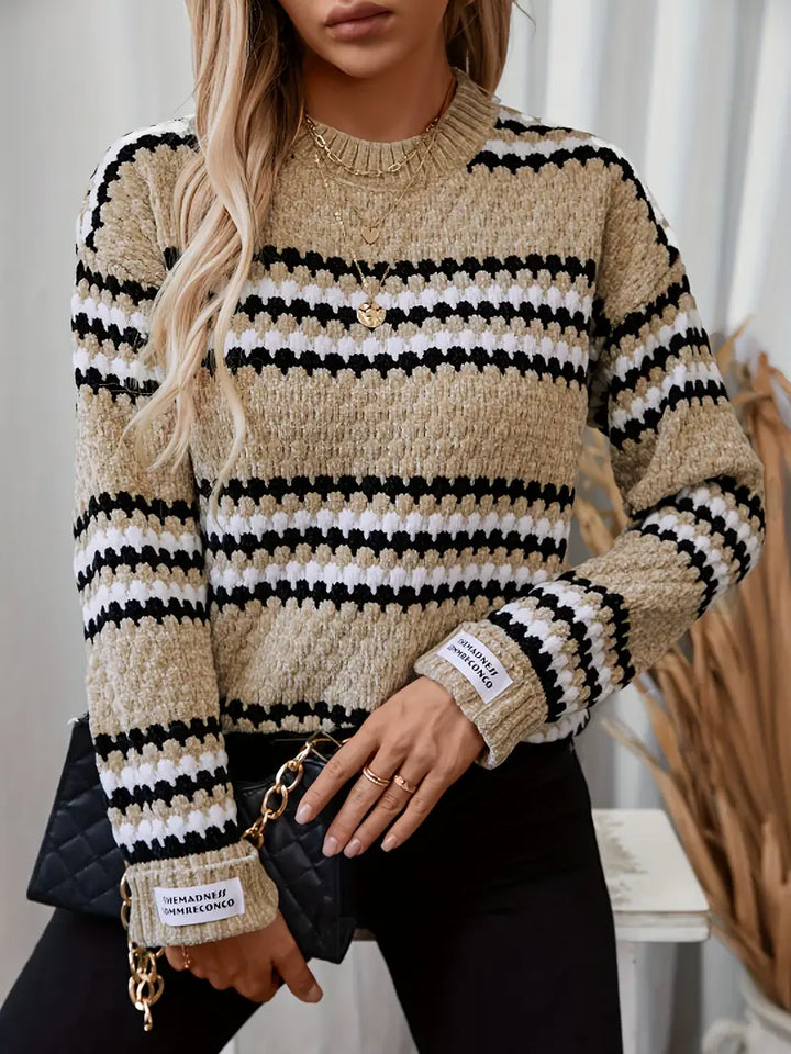 Talia | Essential Striped Sweater with Classic Fit