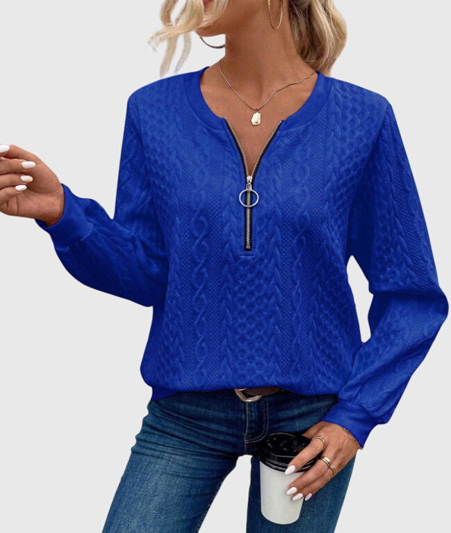 Talia | Sweater with Zipper
