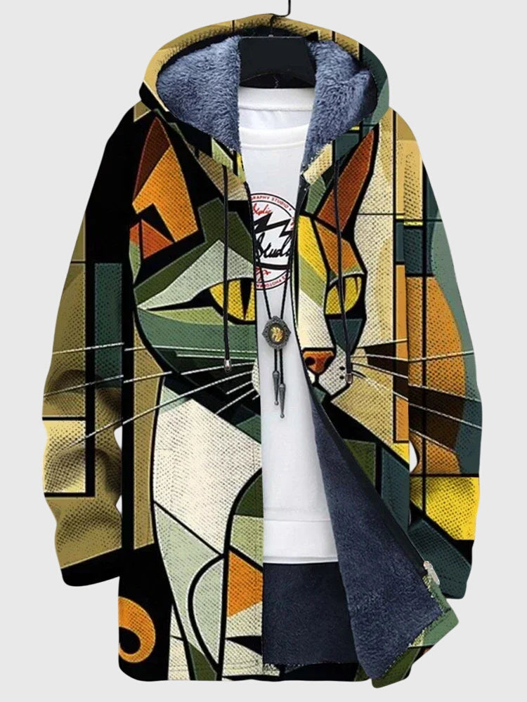 Talia | Jacket with artistic print