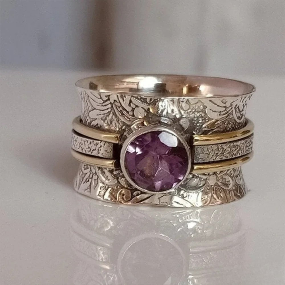 Talia | Bohemian Crystal Meditation Ring