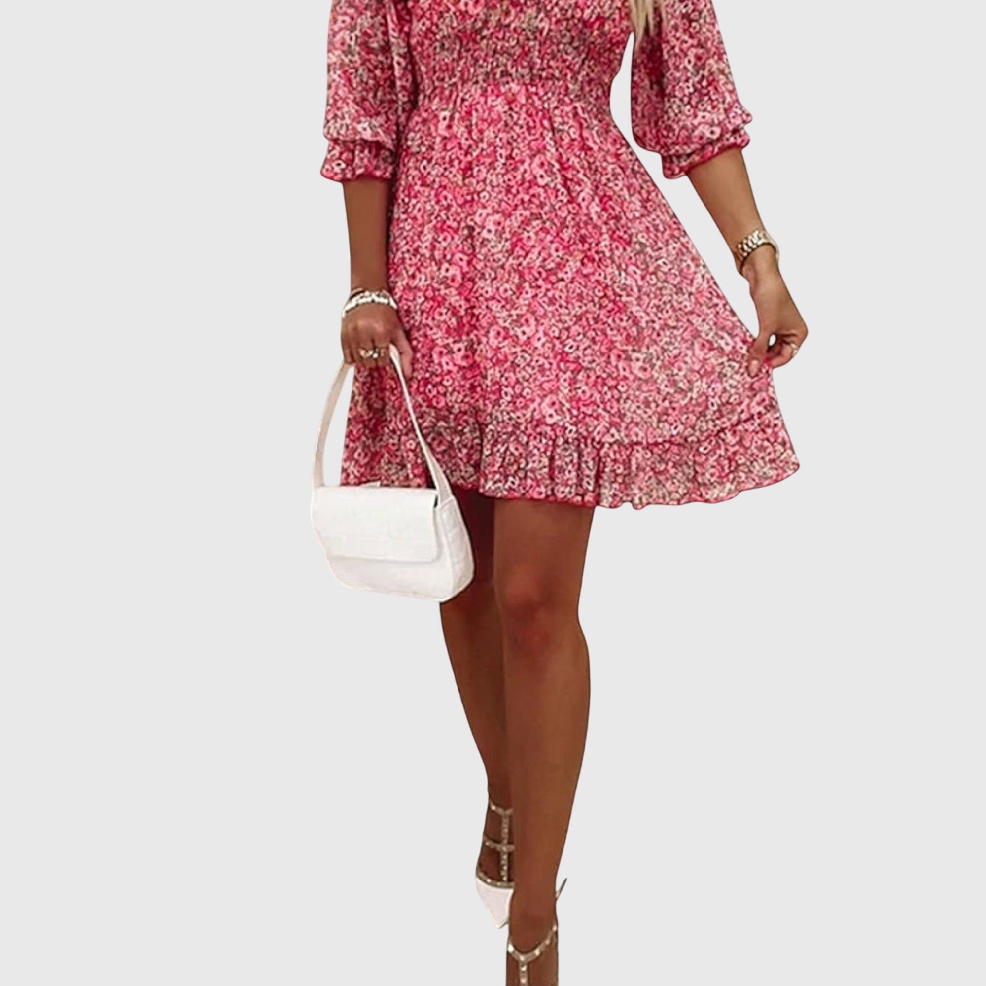 Talia | Floral Puff Sleeve Dress