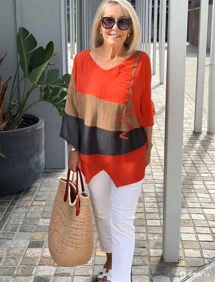 Talia | Emira Long Sleeve Casual Loose Top