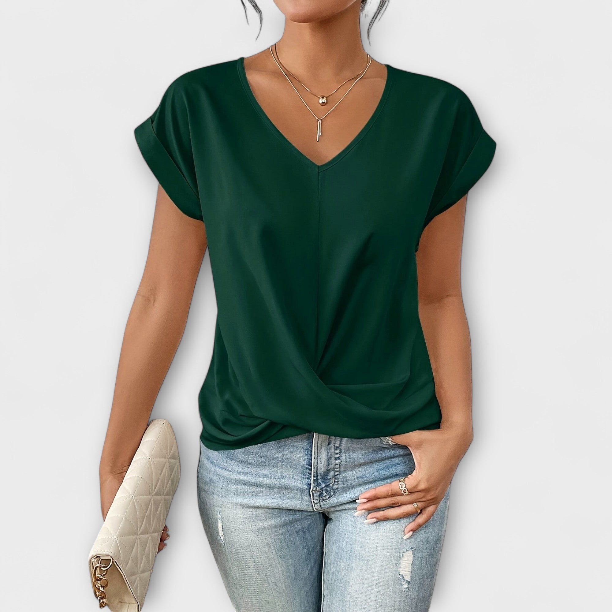 Talia | Elegant V-neck Top