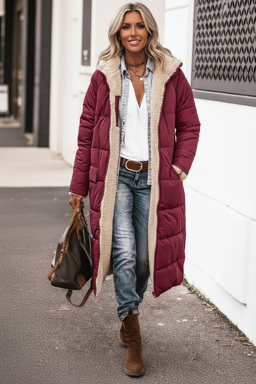 Talia | Long Quilted Coat