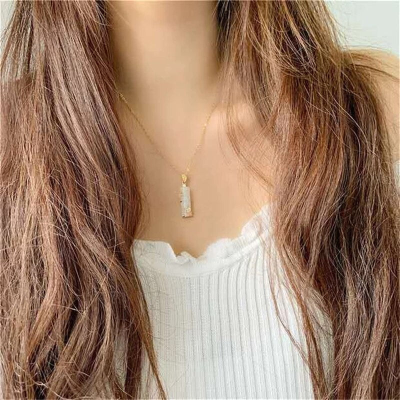 Talia | Jade Amulet Necklace