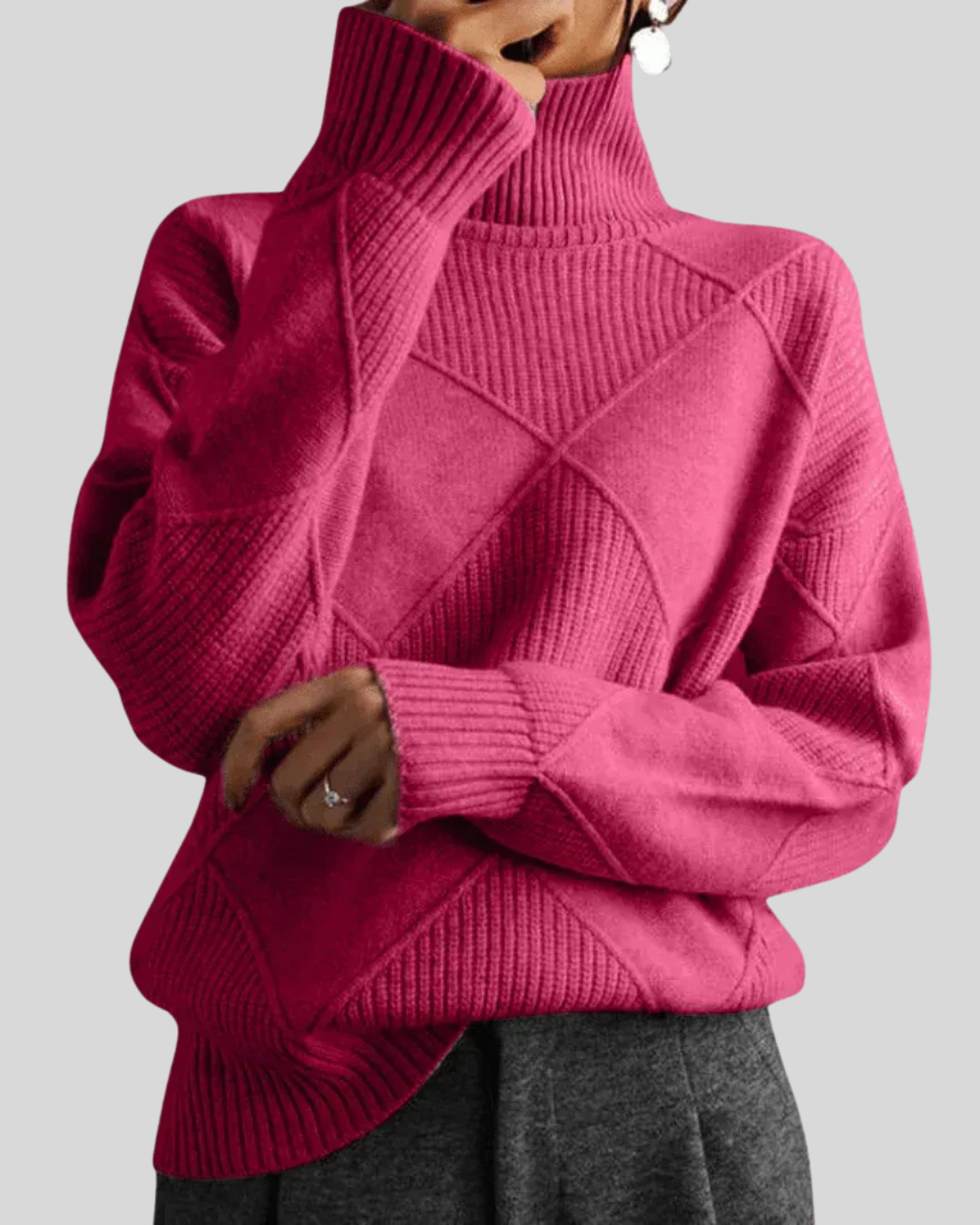 Talia | Luxe Cashmere Turtleneck Sweater