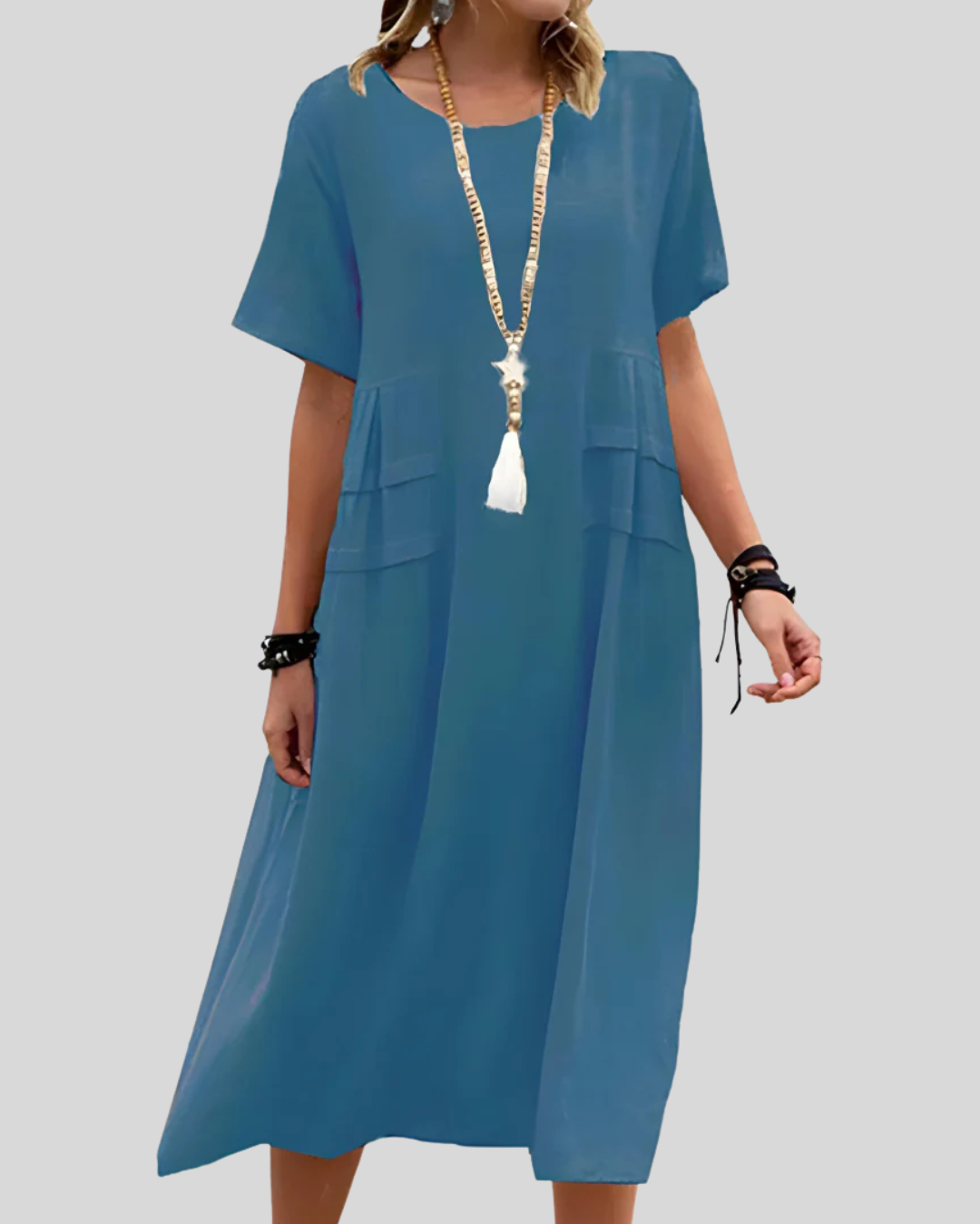 Talia | Breathable Midi Dress With Fit