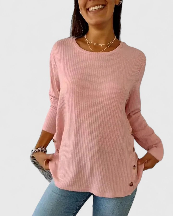 Talia | Elegant Crew Top