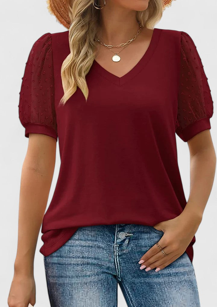 Talia | Comfortable V-Neck Top