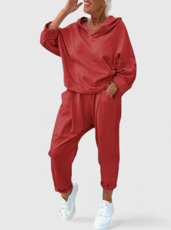 Talia | Comfortable Hooded Sweatshirt Set
