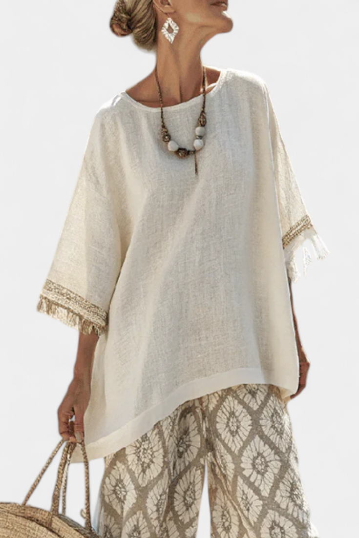 Talia | Sophisticated Top & Casual Pants Set