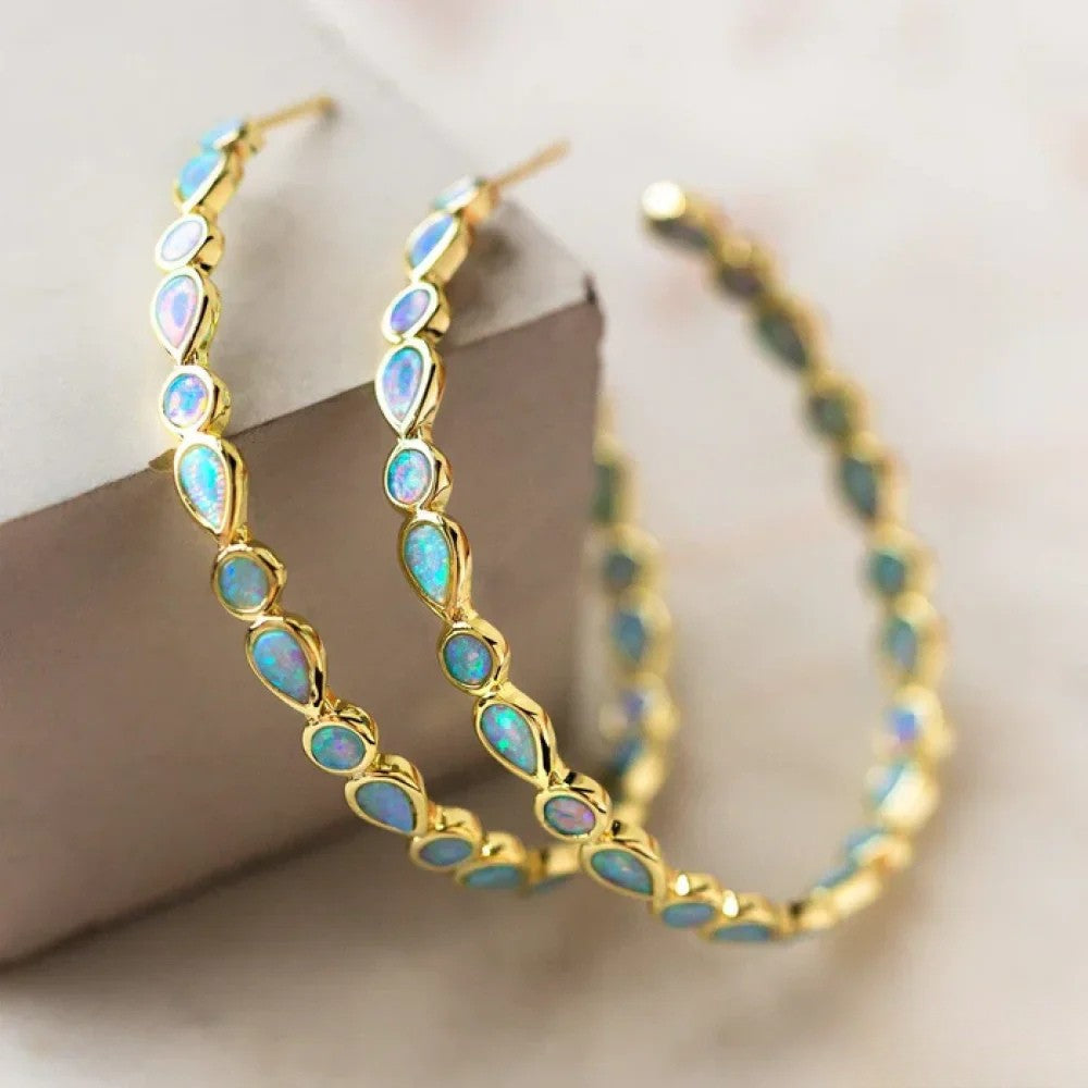Talia | Vintage Hoop Earrings