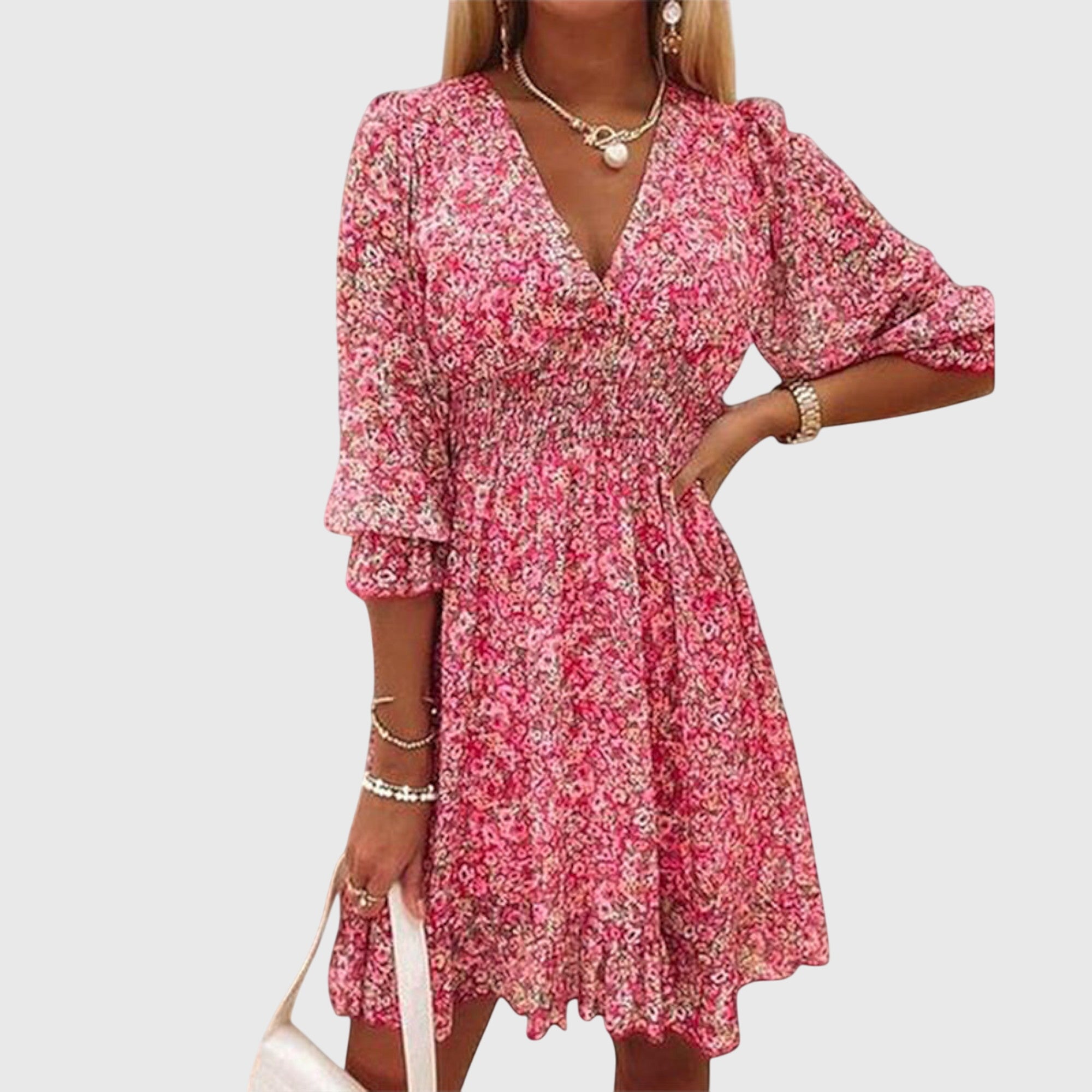 Talia | Floral Puff Sleeve Dress