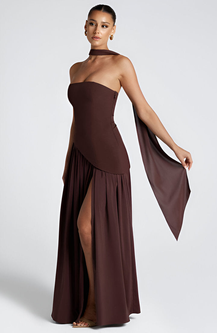 Talia | Radiant Strapless Evening Gown