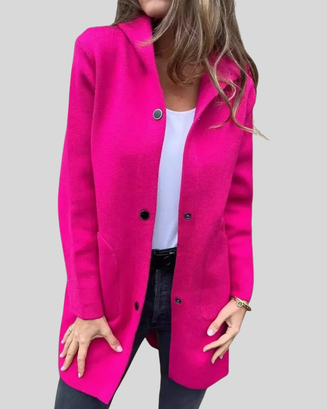 Talia | Hooded Woolen Coat for Everyday Warmth