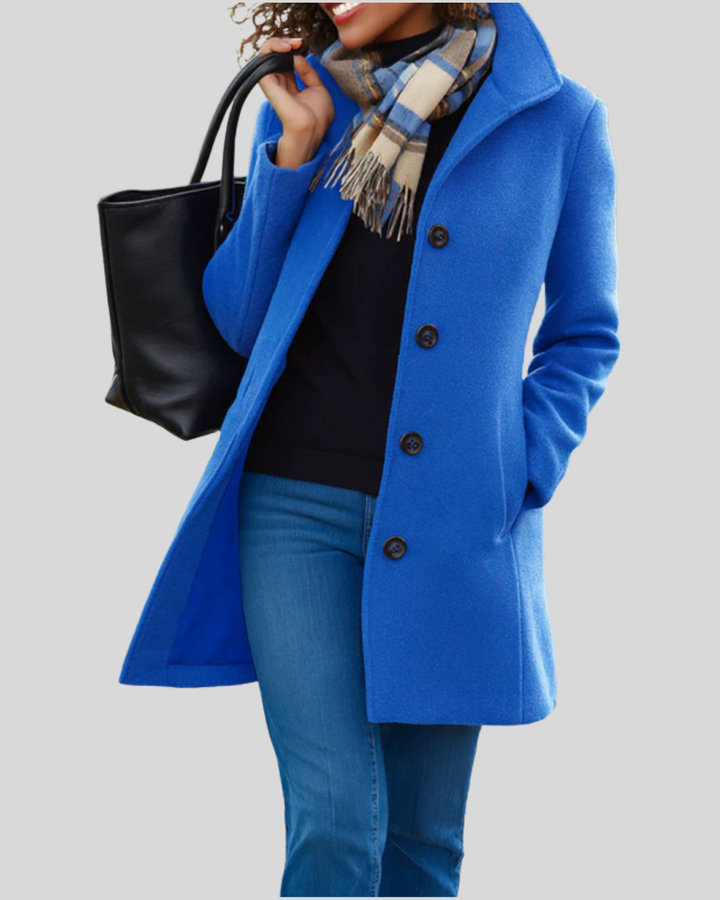 Talia | Classic Button Coat
