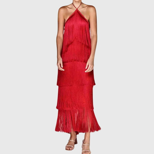 Talia | Tassel Dress