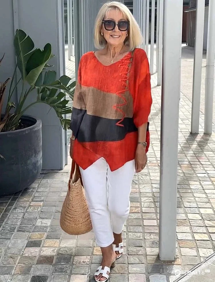 Talia | Emira Long Sleeve Casual Loose Top