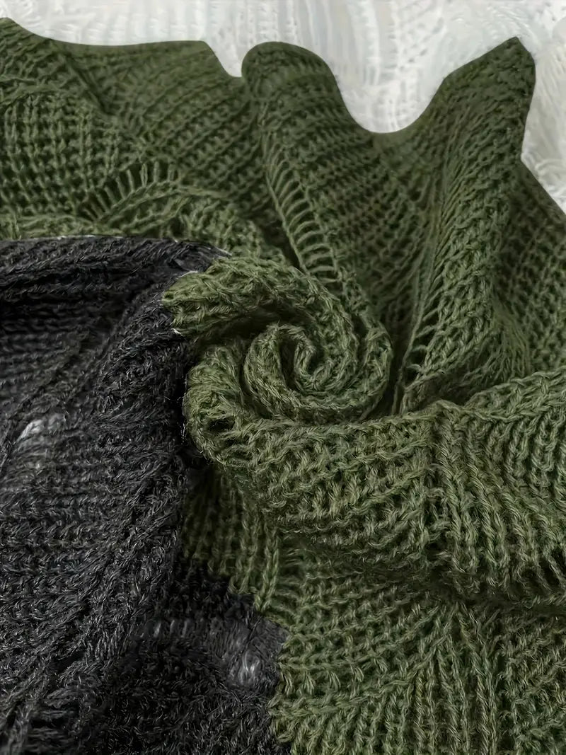 Talia | Elegant V-Neck Knitted Sweater