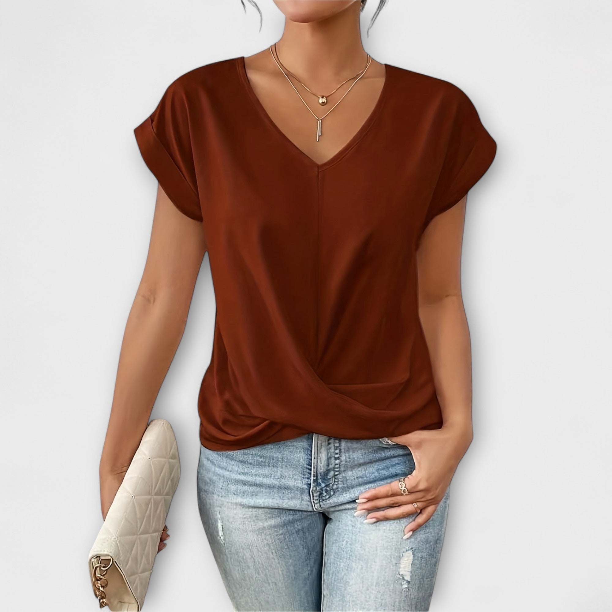 Talia | Elegant V-neck Top