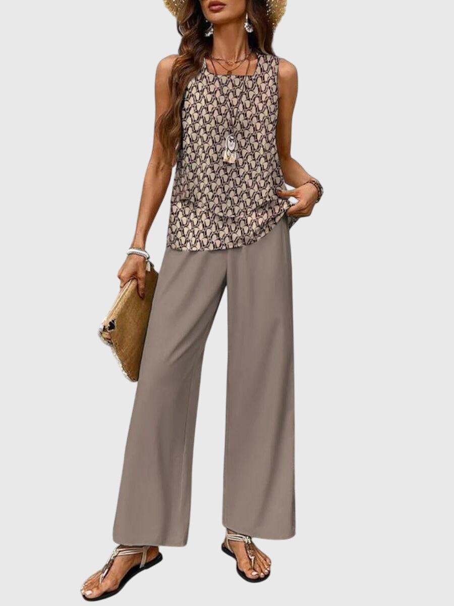 Talia | Elegant 2-Piece Summer Set