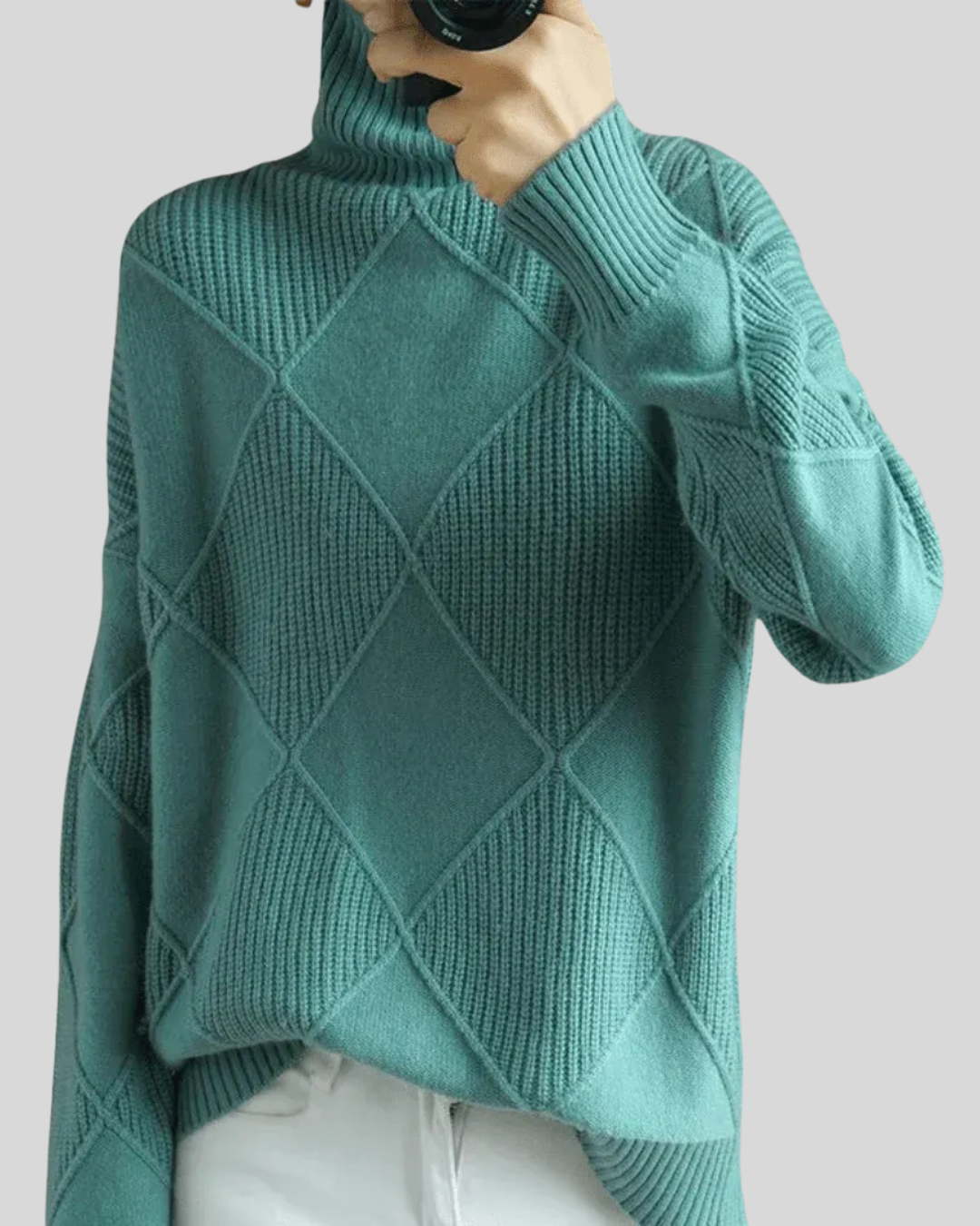 Talia | Luxe Cashmere Turtleneck Sweater