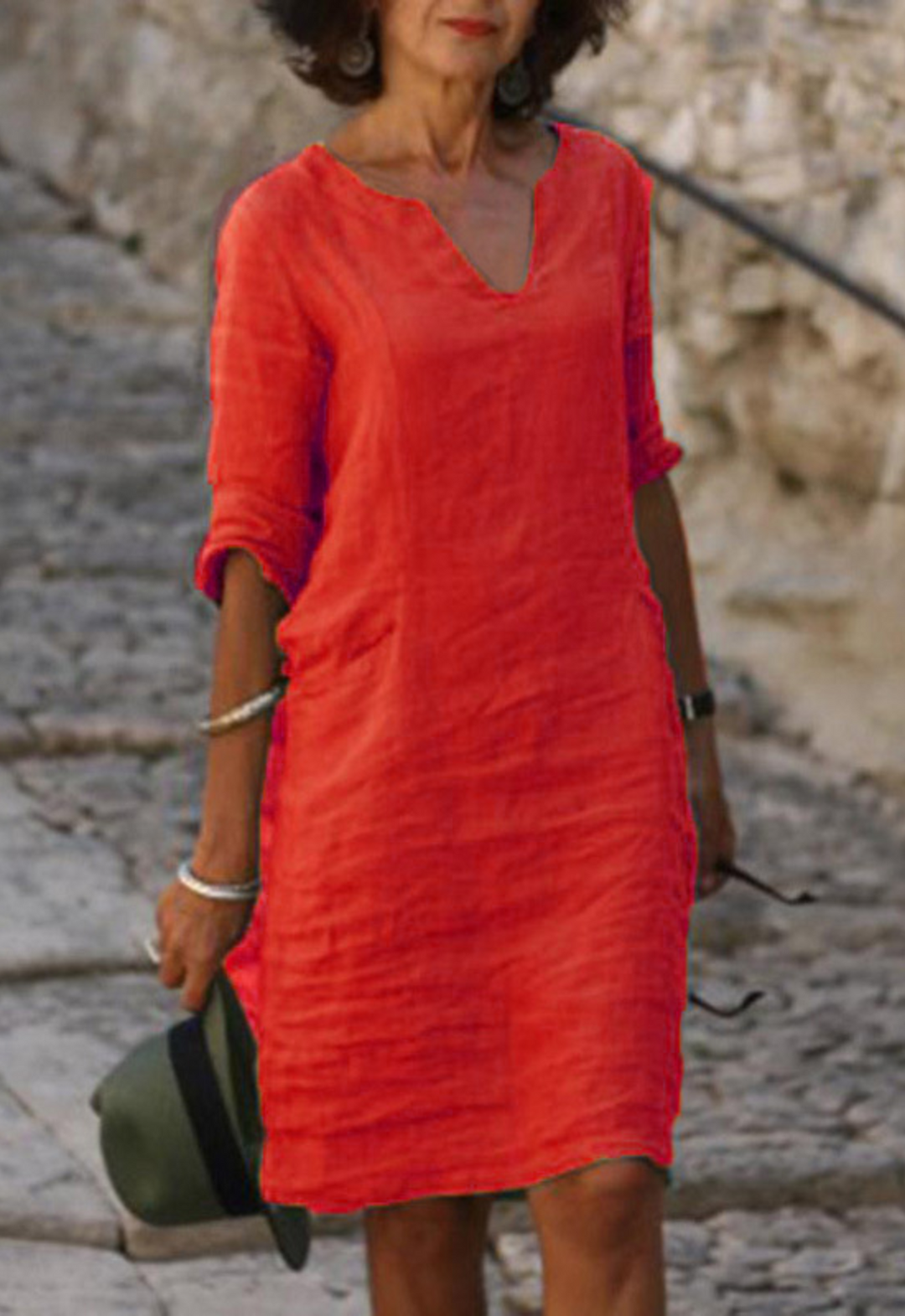 Talia | Sleek V-Neck Dress