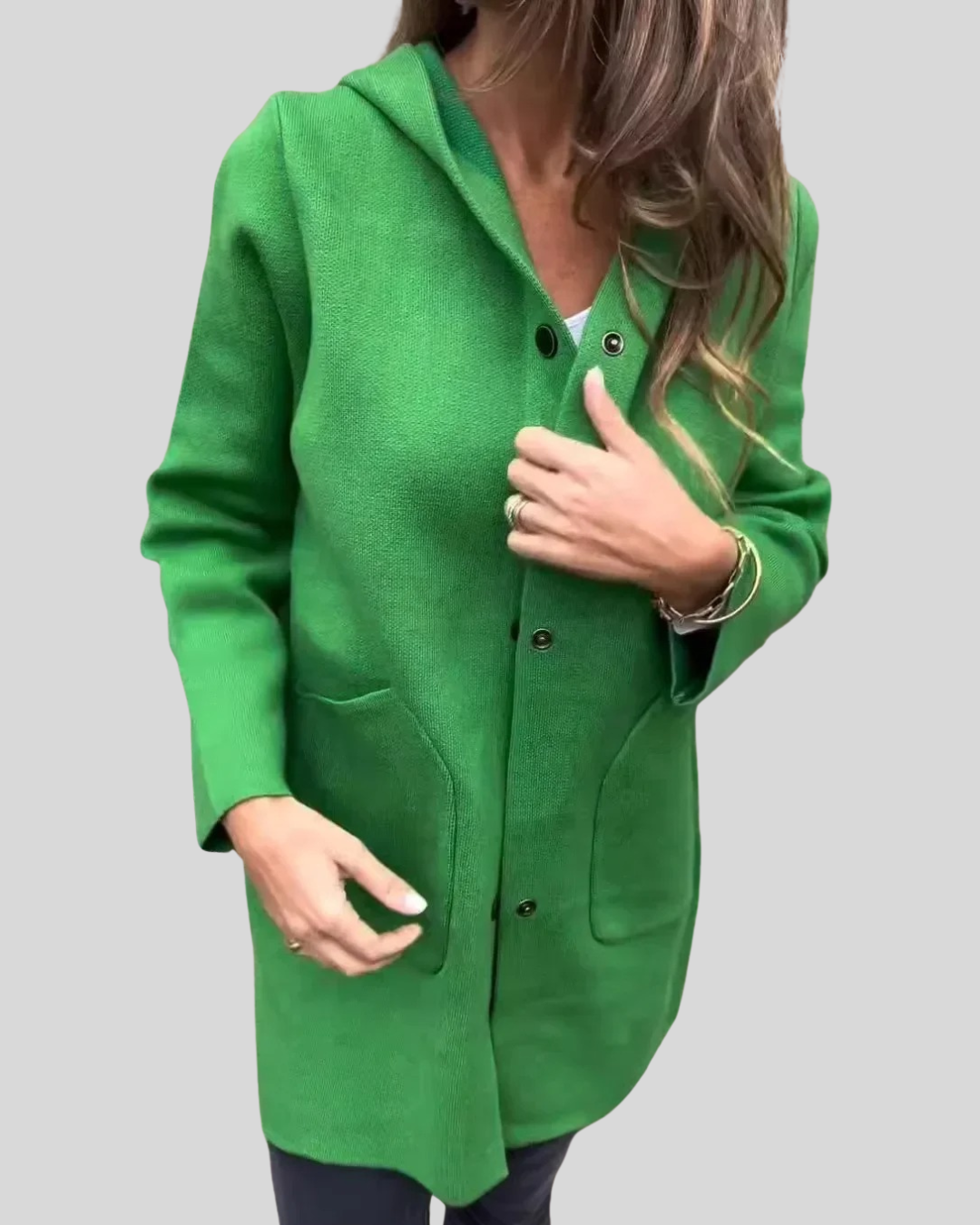 Talia | Hooded Woolen Coat for Everyday Warmth