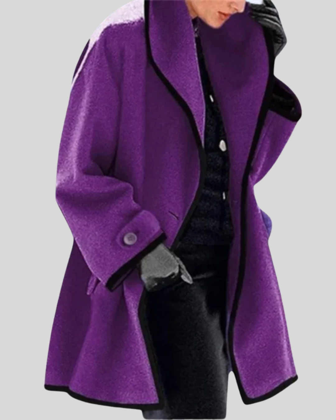 Talia | Windproof Wool Winter Coat