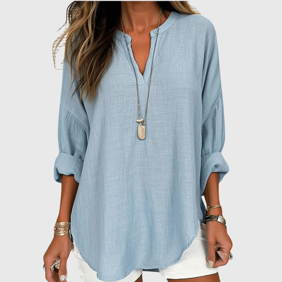 Talia | Flowy Elegant Beach Shirt