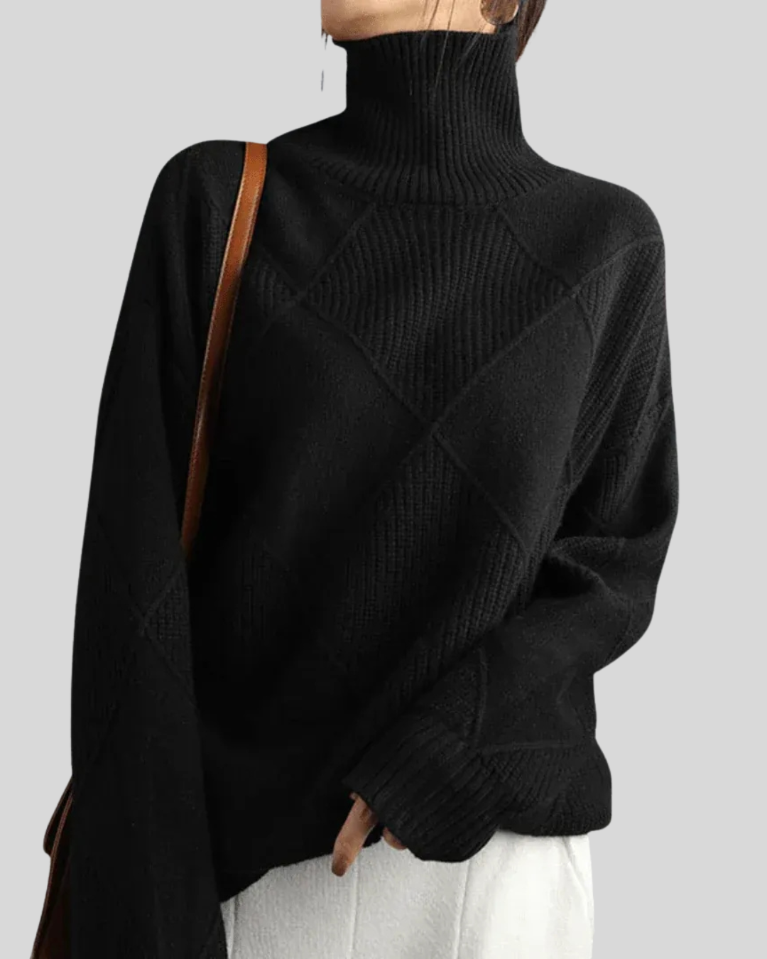 Talia | Luxe Cashmere Turtleneck Sweater
