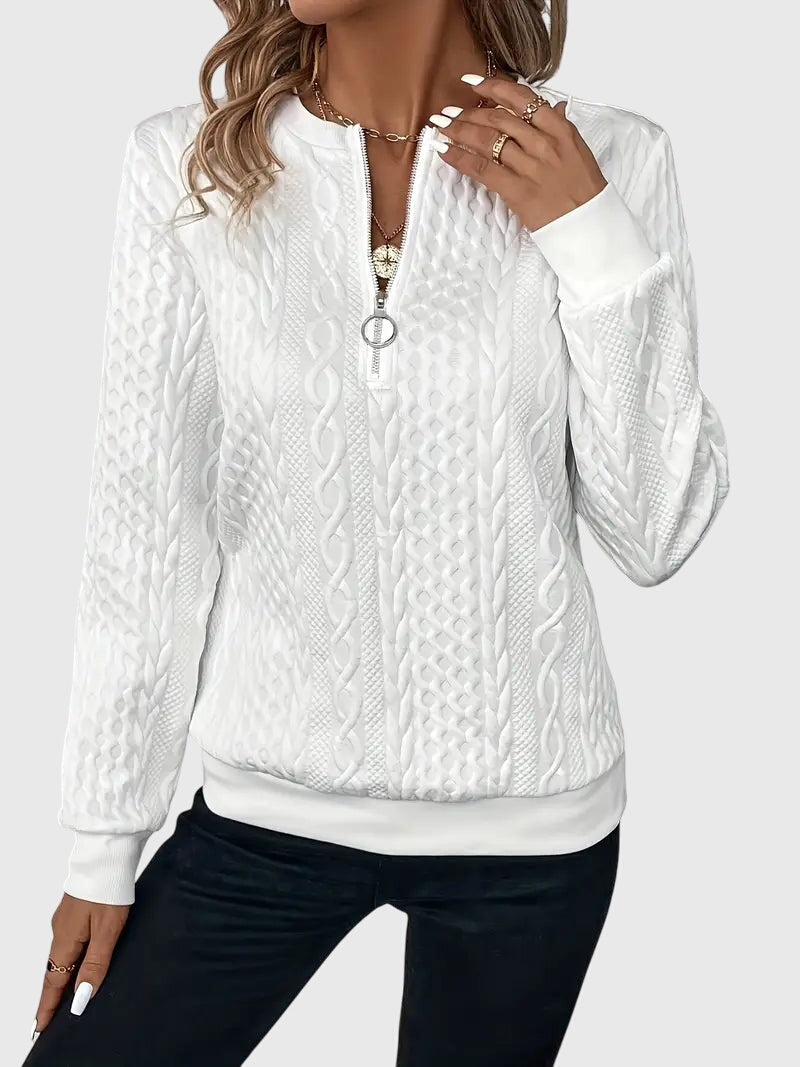 Talia | Sweater with Zipper
