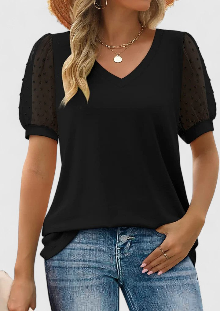 Talia | Comfortable V-Neck Top